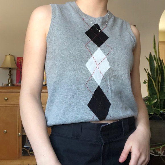 Argyle sweater vest - Picture 1 of 4